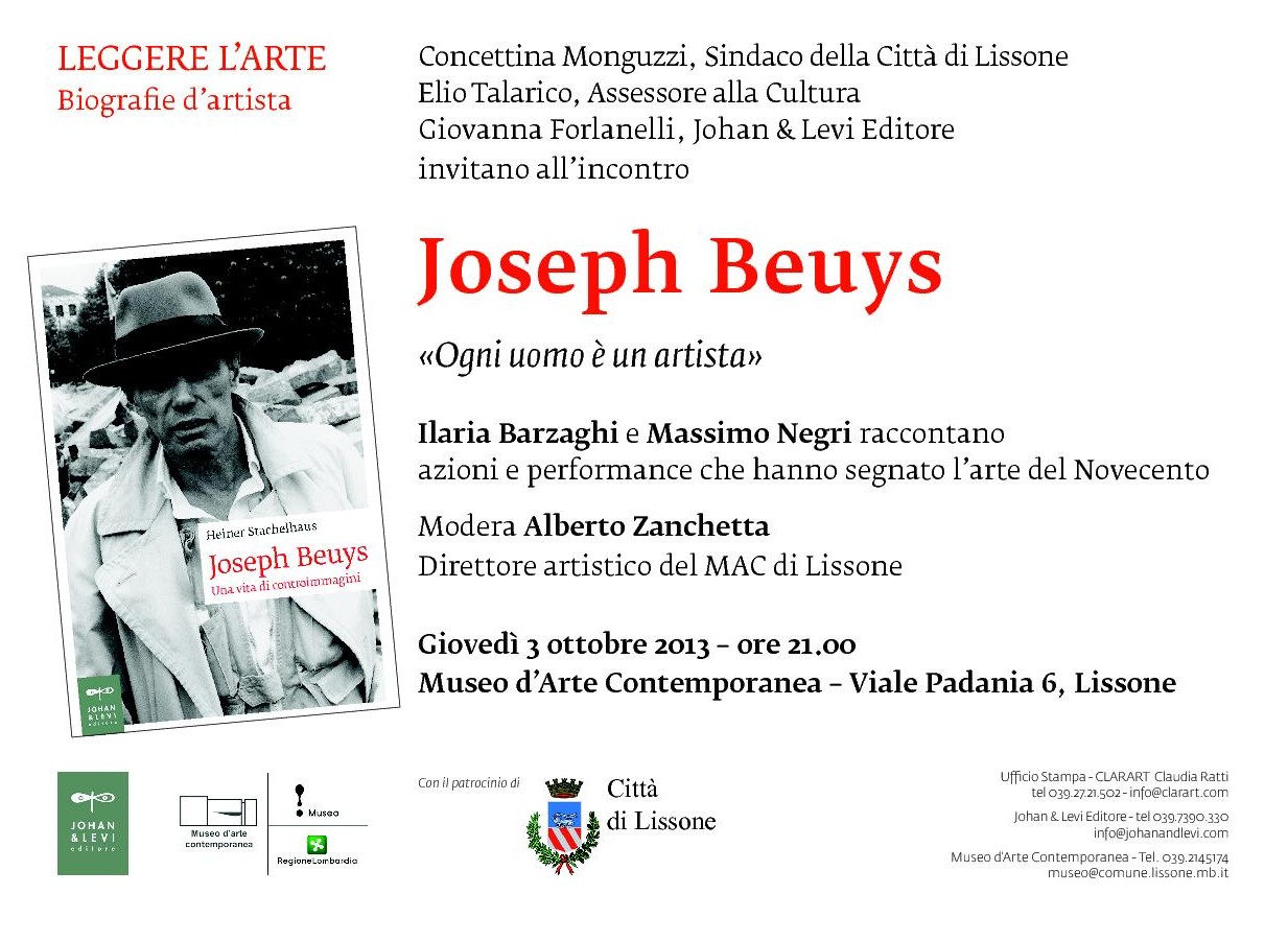 Leggere l’arte – Joseph Beuys
